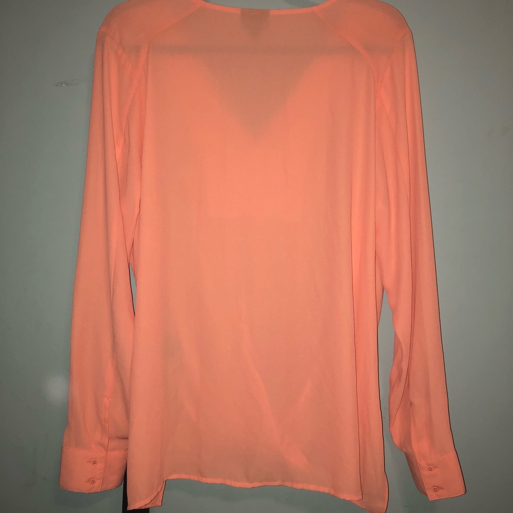 NWT Mossimo Coral Blouse - Picture 4 of 6